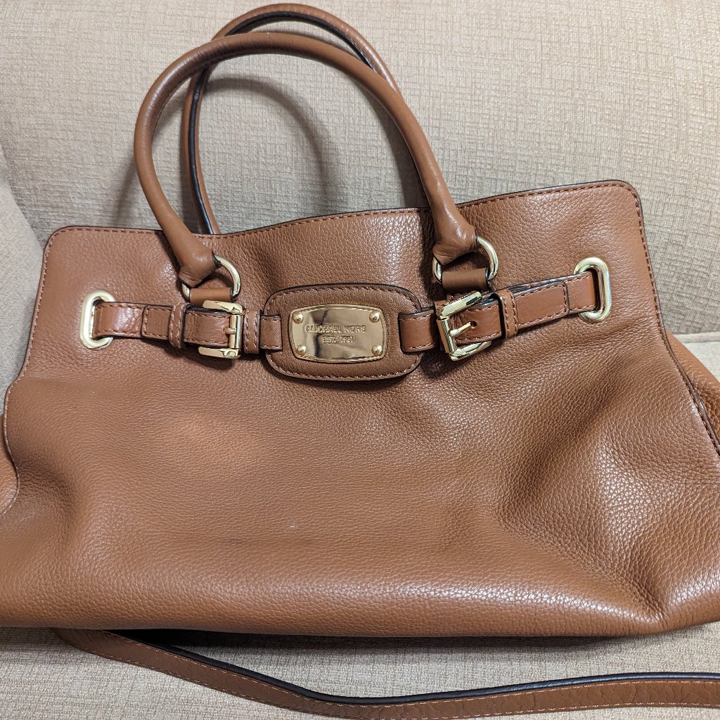 Michael Kors Camel Leather Handbag, Matching Wallet Available